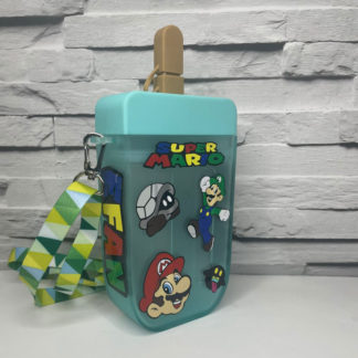 Boys Ice Lolly Popsicle Water Bottle - Super Mario Design