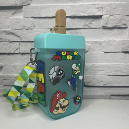 Boys Ice Lolly Popsicle Water Bottle - Super Mario Design