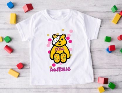 Children In Need T-Shirt Pudsey Pink