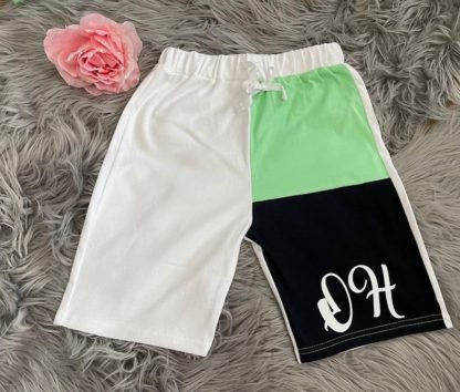 Contrast Shorts and T-Shirt Set - Shorts