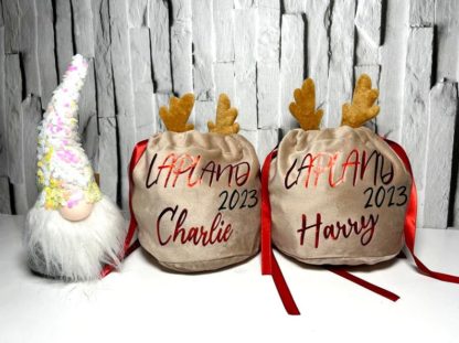 Lapland Reveal Reindeer Gift Bag Name Examples