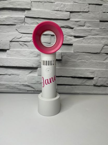 Personalised Hand Held Fan - Pink