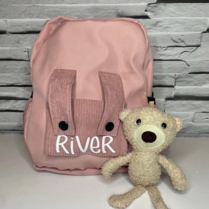 Personalised Teddy Bear School Backpack - Teddy Loose