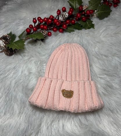 Teddy Bear Hat Pink