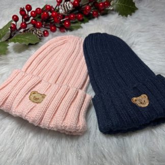 Teddy Bear Hat Pink And Navy